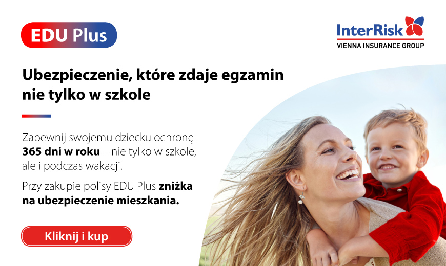 baner ubezpieczenie EDU Plus bank spółdzielczy w tomaszowie lubelskim